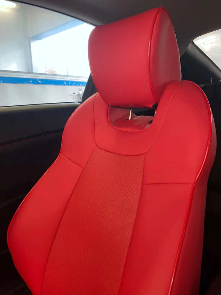 After Installing Custom Seat Covers