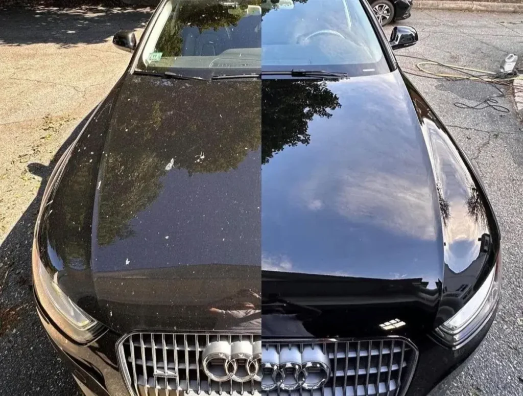 before and after Exterior Car Detailing 2